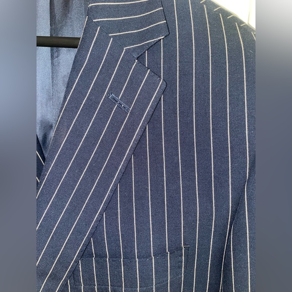Polo Pinstripe Blazer - Picture 2 of 9